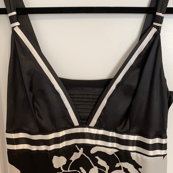 RW&Co. Black Patterned Slip Dress - Picture 3 of 6